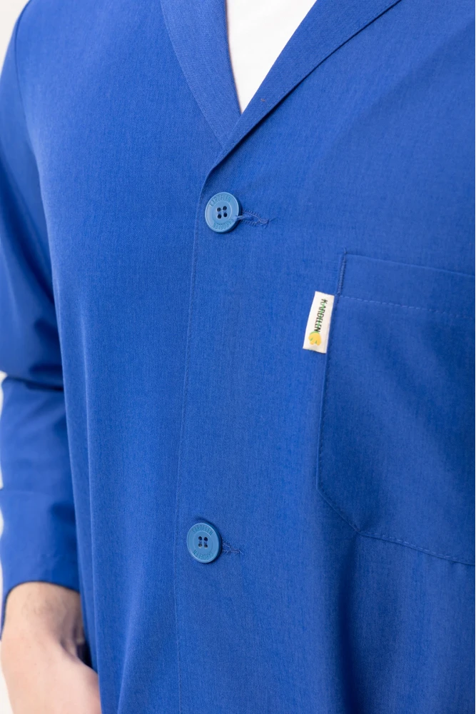 Vanessa Erkek Önlük Klasik Yaka Uzun Kollu Dayanıklı ve Rahat İş Önlüğü