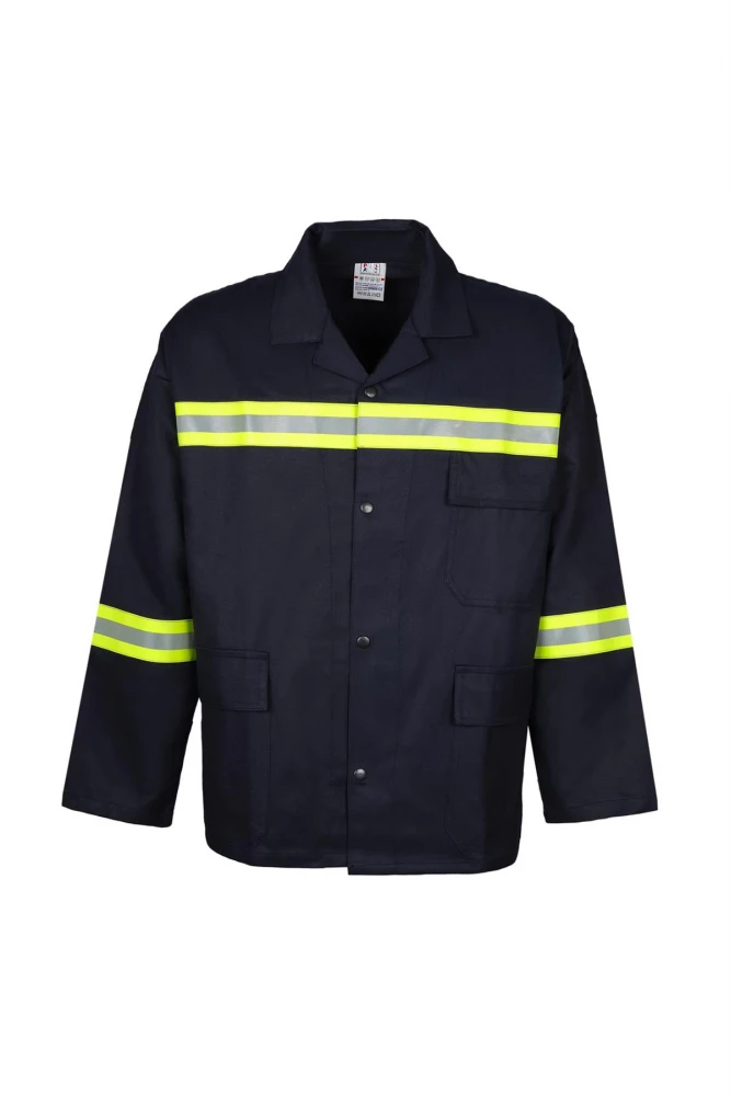 Projacket Alev Almaz Yangın Koruma İş Güvenlik Takımı SMY-10031 Yüksek Koruma