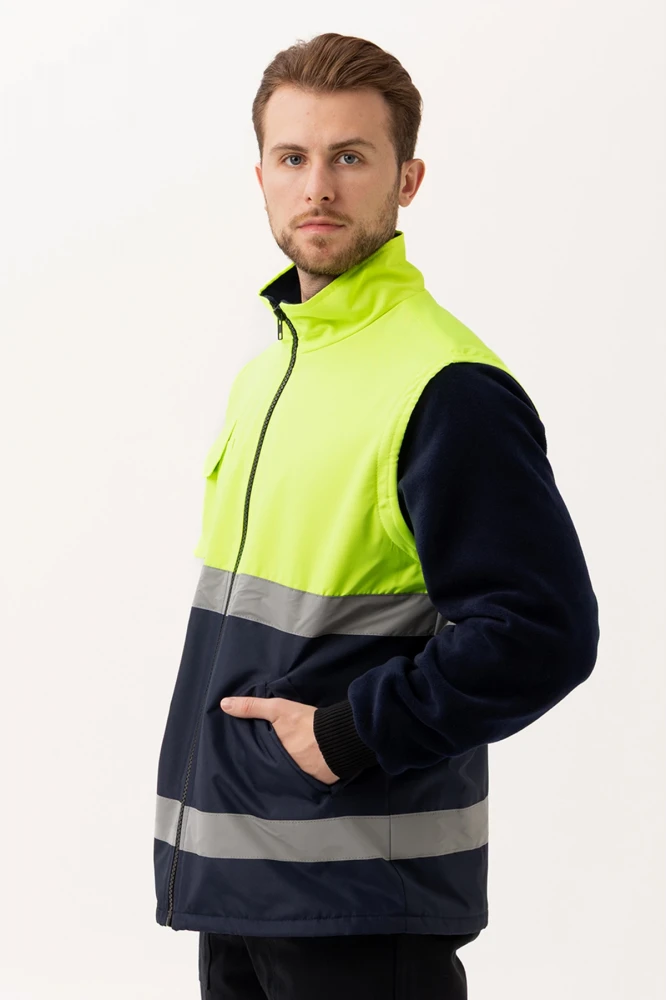 Pendula Mont - Soğuk Havalara Uygun Reflektörlü İşçi Montu – Yüksek Görünürlük