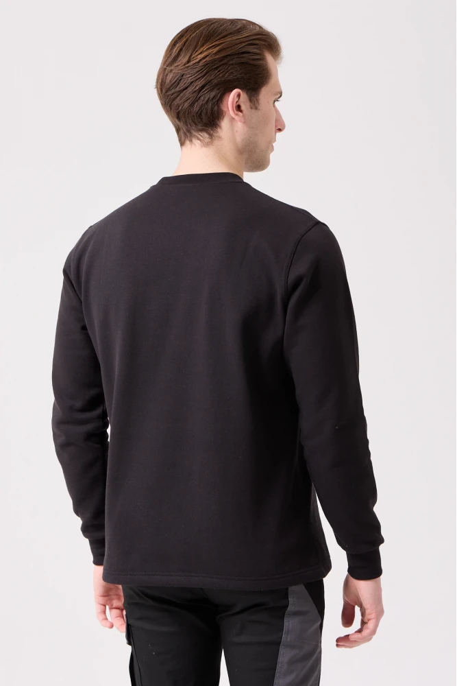 Galanthus Basic Sweatshirt - Uzun Kollu, Pamuklu, Rahat Kesim, Günlük ve İş Kullanımı İçin