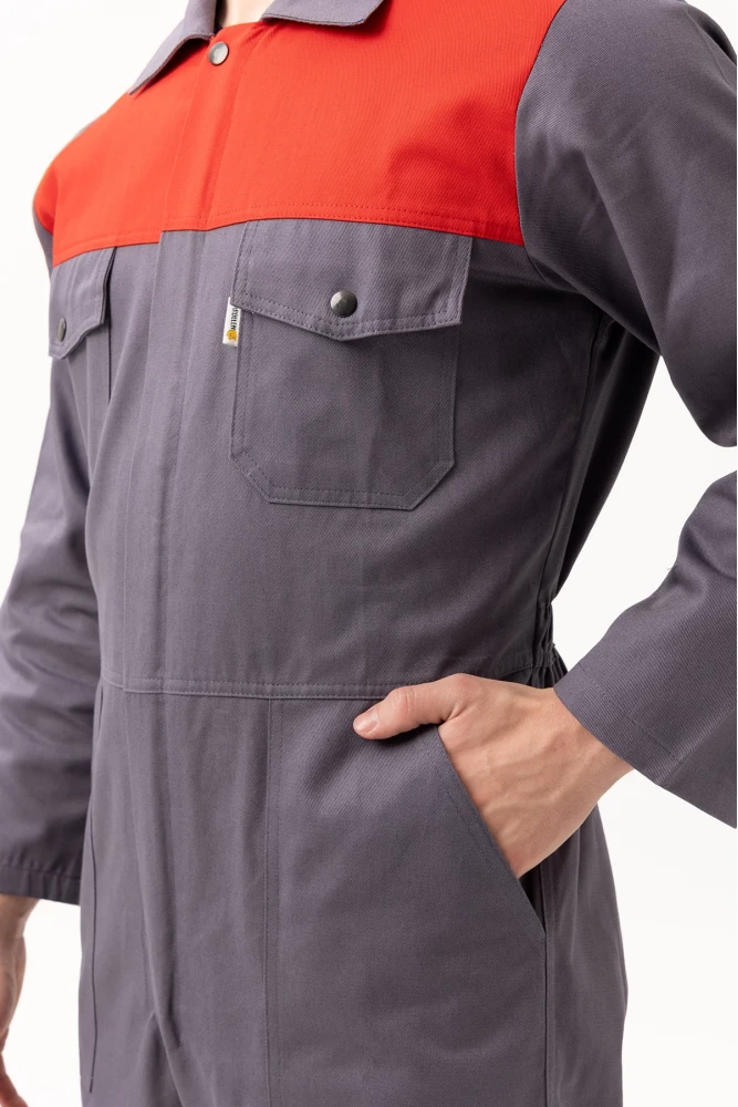 CARİCA YAZLIK TULUM GRİ-KIRMIZI