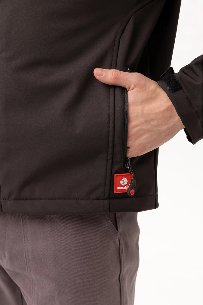 Salina Mont Erkek Su İtici Rüzgar Geçirmez Softshell Kışlık Outdoor Mont