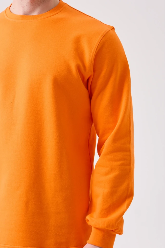 Galanthus Basic Sweatshirt - Uzun Kollu, Pamuklu, Rahat Kesim, Günlük ve İş Kullanımı İçin