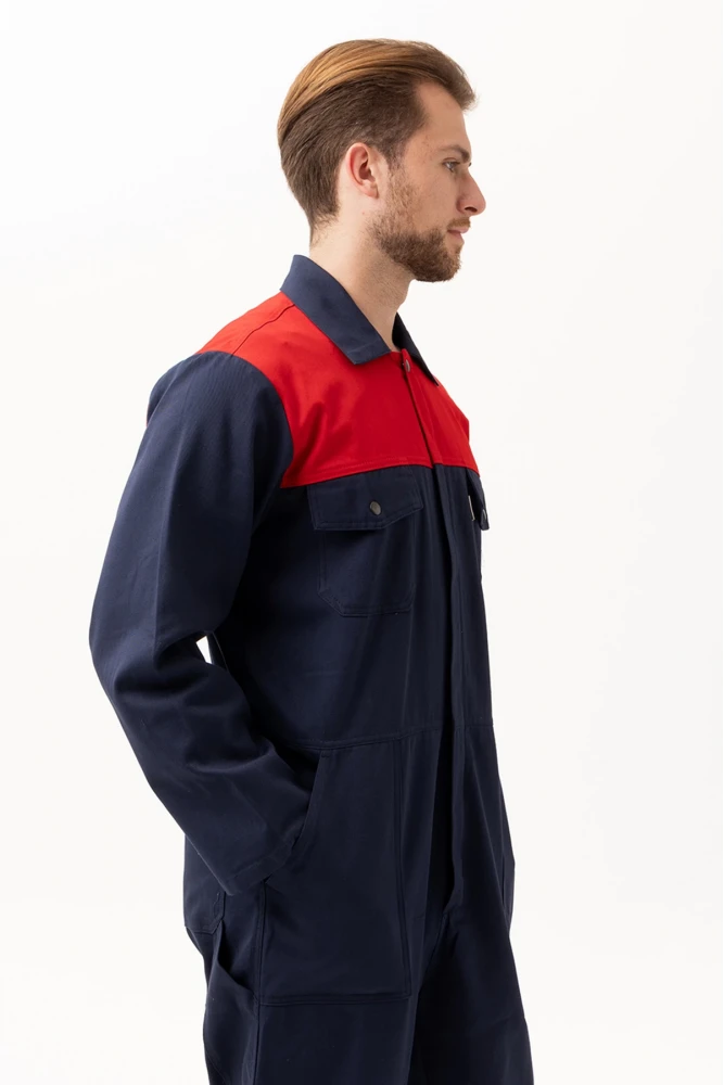 CARİCA YAZLIK TULUM LACİVERT-KIRMIZI