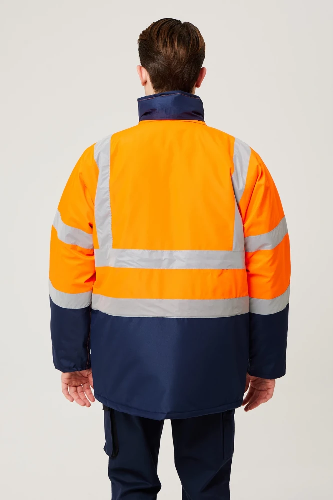 Linum Reflektörlü İş Güvenliği Parkası - Su ve Rüzgar Geçirmez, Yüksek Görünürlüklü Kışlık Mont