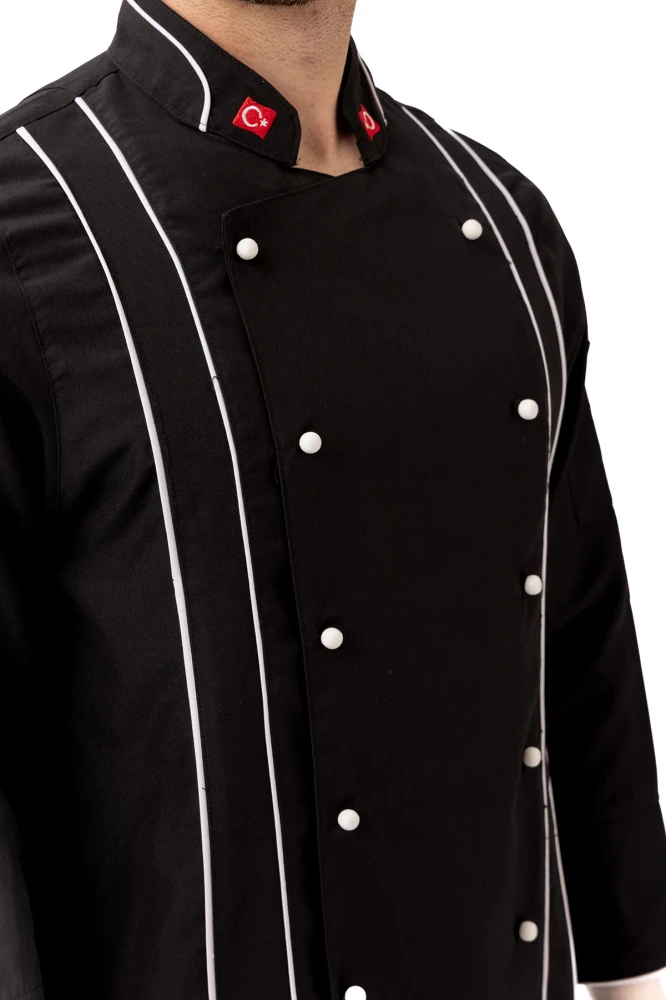 Hispanica Şef Aşçı Ceketi - Profesyonel, Nefes Alabilir, Şık ve Dayanıklı Mutfak Ceketi