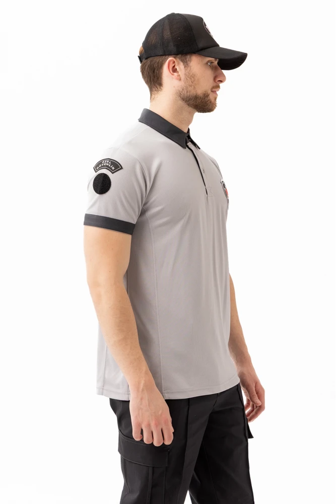 MÜNİH GÜVENLİK T-SHİRT UNİSEX | Güvenlik Görevlisi Polo Yaka Tişört, Personel Üniforma, İş Kıyafeti