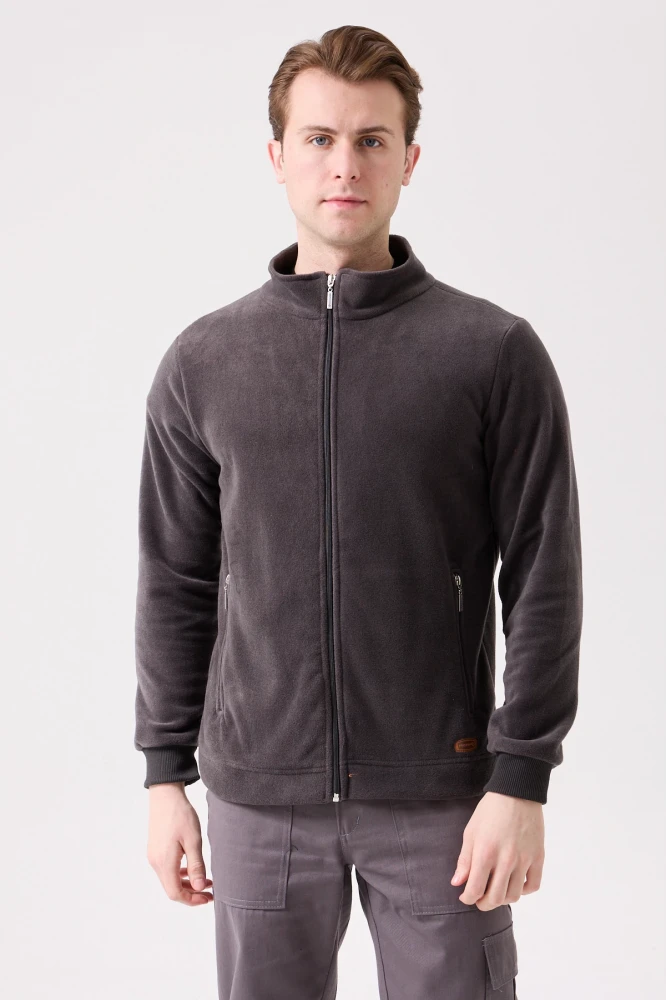 Galanthus Polar Mont Erkek Fermuarlı Sıcak Tutan Rahat ve Dayanıklı Kışlık Ceket