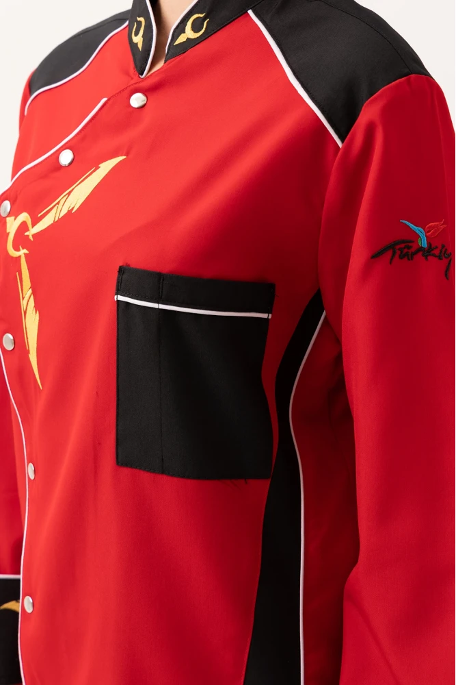 Crenata Şef Aşçı Ceketi - Şık ve Dayanıklı, Nefes Alabilir, Profesyonel Mutfak Kullanımı İçin