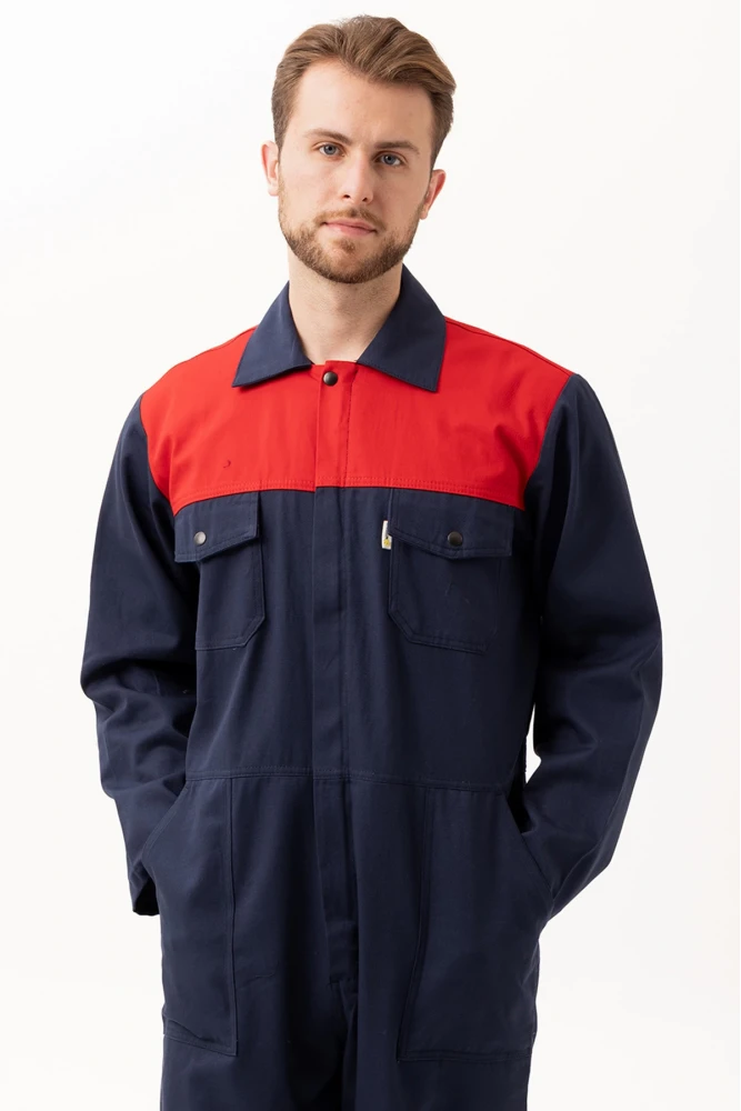 CARİCA YAZLIK TULUM LACİVERT-KIRMIZI