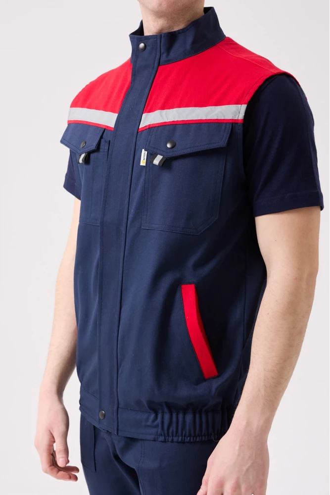 Royal Yazlık İş Yeleği - Hafif, Nefes Alabilir, Reflektörlü ve Çok Cepli