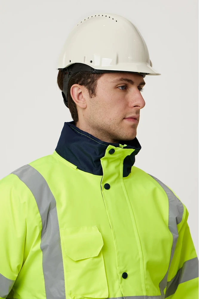 Linum Reflektörlü İş Güvenliği Parkası - Su ve Rüzgar Geçirmez, Yüksek Görünürlüklü Kışlık Mont