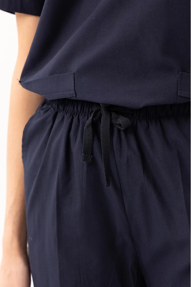 Santolina Pantolon - Lastikli ve Bağcıklı Rahat Kesim, Nefes Alabilir Kumaş