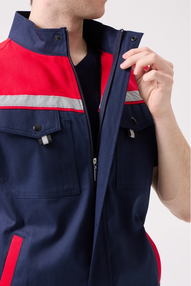 Royal Yazlık İş Yeleği - Hafif, Nefes Alabilir, Reflektörlü ve Çok Cepli