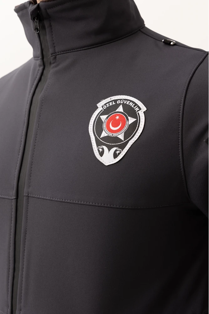 Güvenlik Kıyafetleri KM-Softshell Mont Su ve Rüzgar Geçirmez, Nefes Alabilen Özel Güvenlik Montu