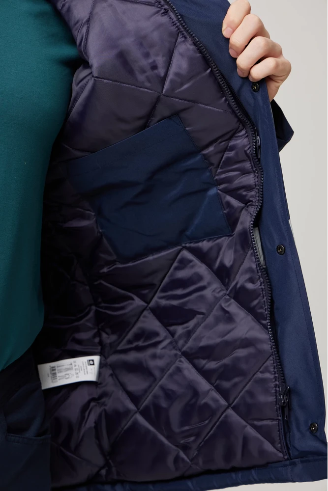 Salix Oxford Reflektörlü İş Güvenliği Parkası - Su ve Rüzgar Geçirmez, Soğuk Havalara Dayanıklı Mont