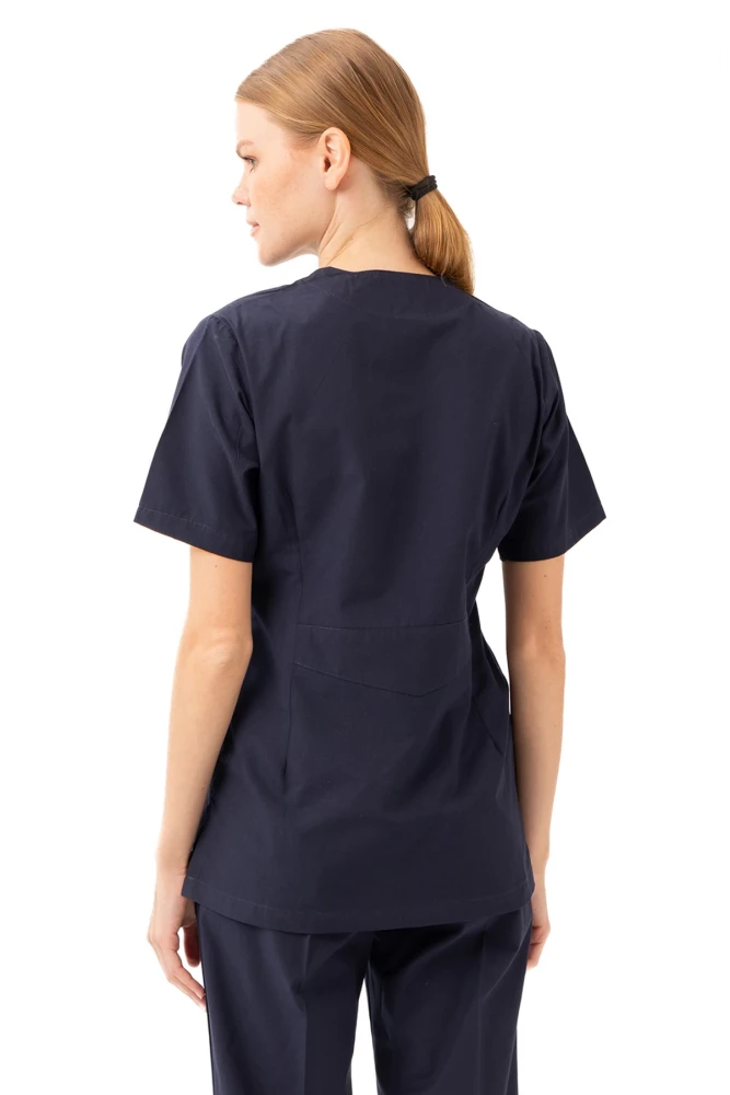 Santolina V Yaka Üniforma - Doktor, Hemşire, Sağlık Çalışanları İçin Rahat ve Dayanıklı Scrubs