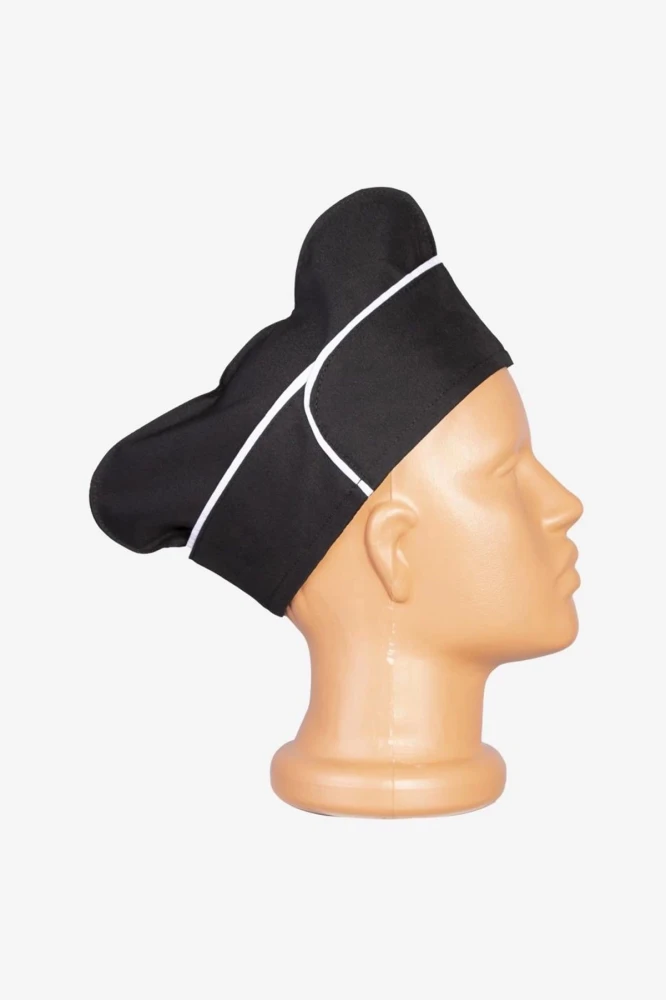 LİBANİ AŞÇI KEPİ BEYAZ-SAXMAVİ