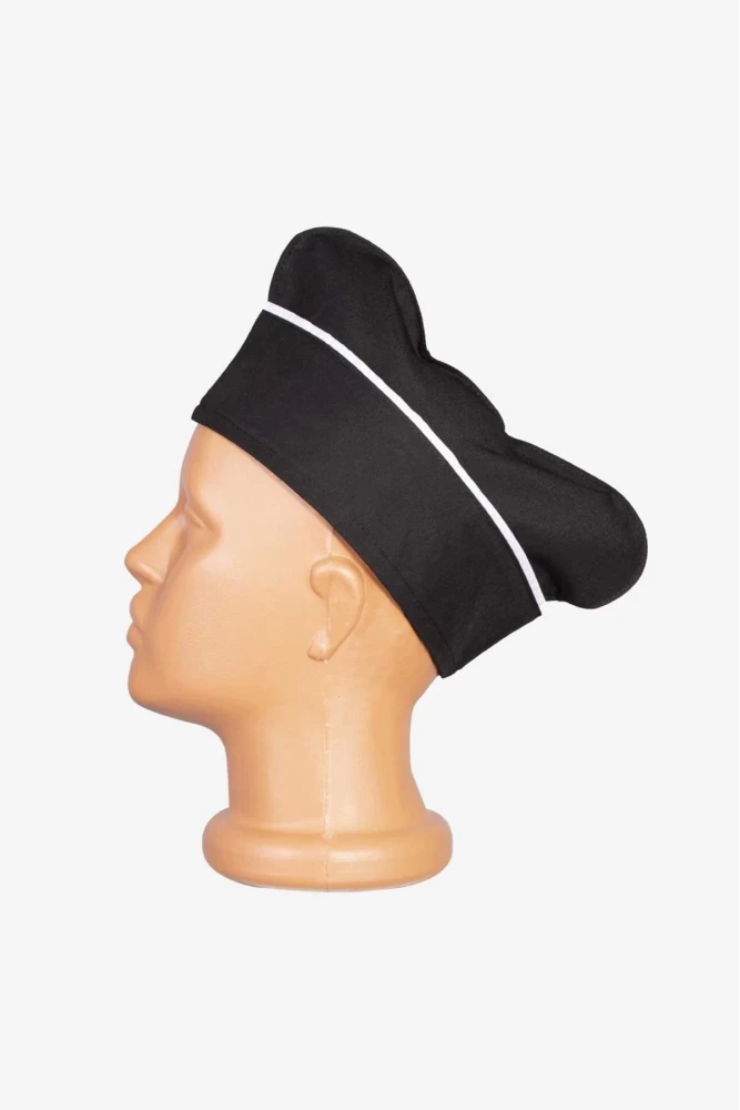 LİBANİ AŞÇI KEPİ BEYAZ-SAXMAVİ