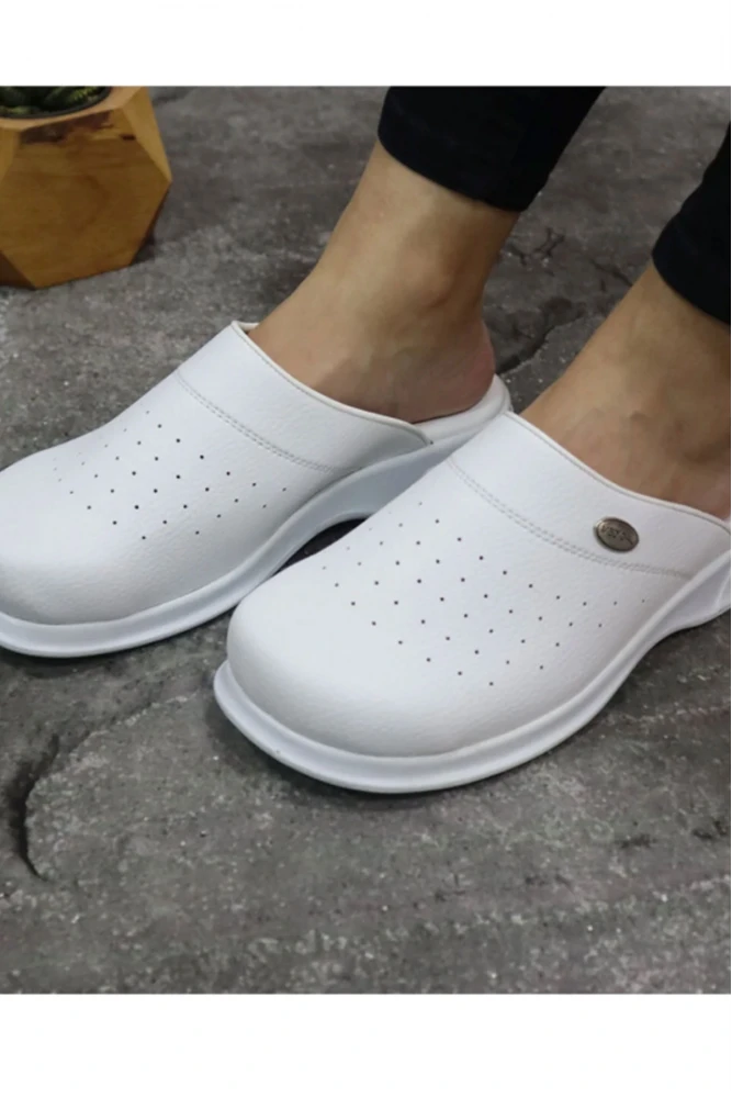 Terlik: Magiacomfort MG-3001 YARIM DEL.YAKASIZ SABO BEYAZ