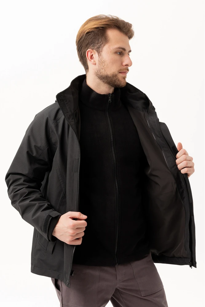 Davraz 3N1 Parka – Çıkarılabilir İç Montlu, Suya & Rüzgâra Dayanıklı, Kışlık Erkek Parka