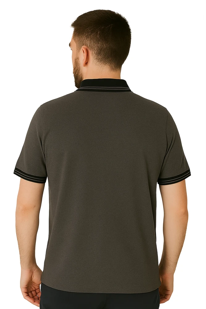 Biloba Polo Yaka T-Shirt - Elegant, Atmungsaktiv, Baumwoll, Für Alltag und Beruf