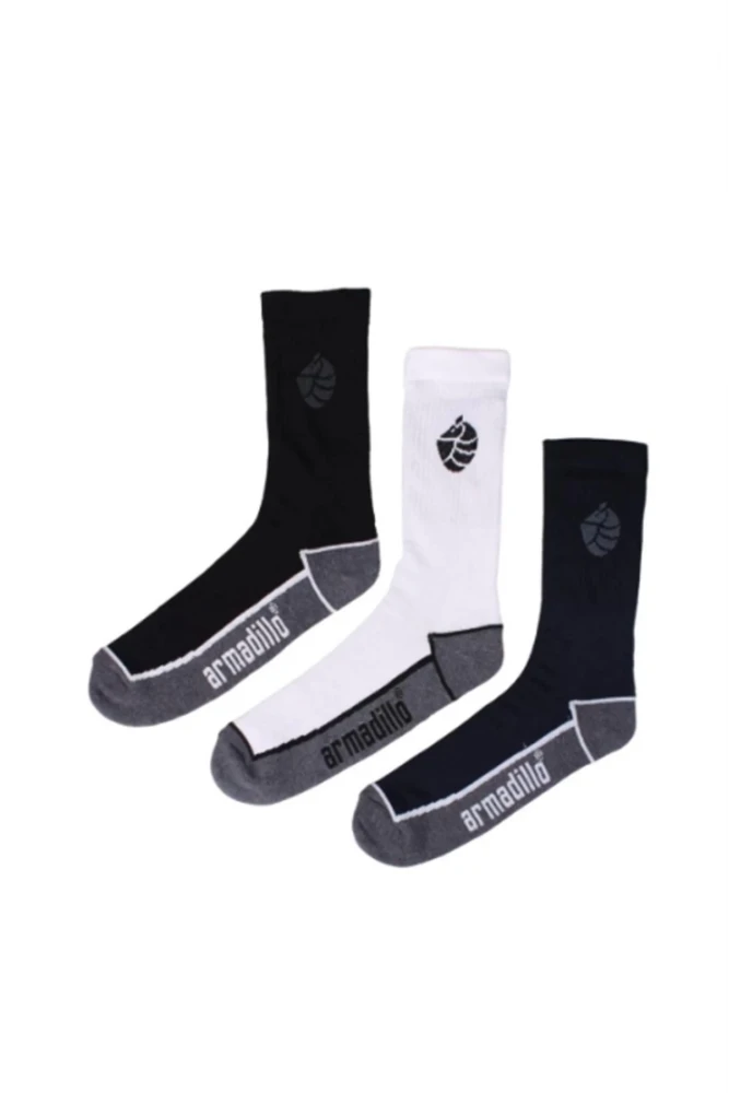 Çorap: Armadillo Kışlık Çorap-Soket Uzun SİYAH-LACİ-BEYAZ(ÇİZGİLİ)