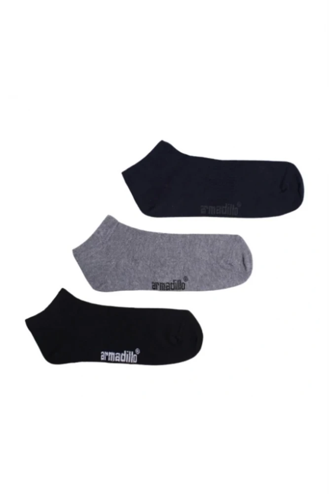 Çorap: Armadillo Premium Bambu Çorap Kısa-Patik GRİ-LACİVERT-SİYAH