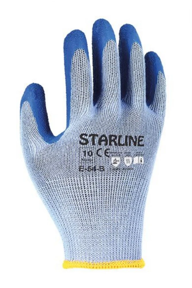 Eldiven: Starline E-54-B Lateks Eldiven MAVİ