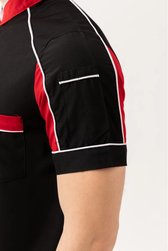 Evereste Kısa Kollu Şef Aşçı Ceketi - Nefes Alabilir, Hafif ve Şık Tasarım