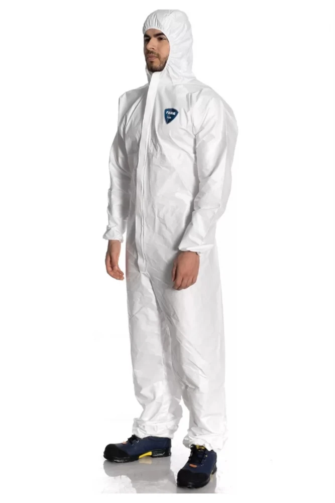 Faba T-530 Tip 5 6B Koruyucu Tulum Antistatik Nefes Alabilir Tek Kullanımlık Tulum