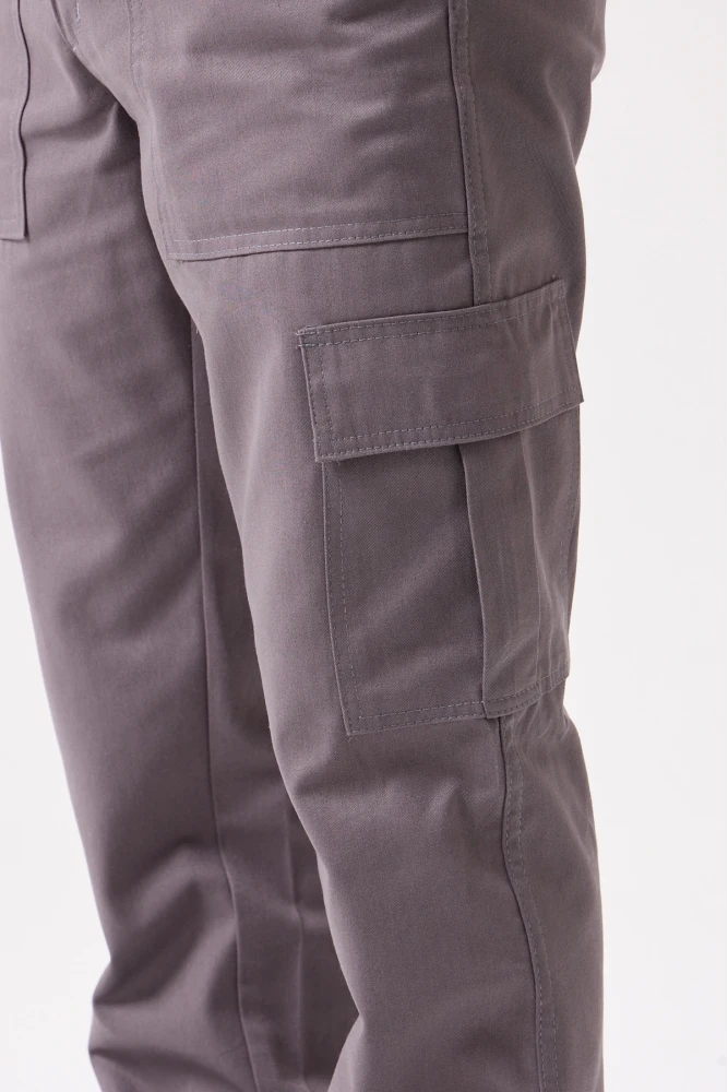 GALANTHUS TECHNİC PANTOLON Erkek Gri Kargo Cepli Rahat Kalıp Dayanıklı İş Pantolonu