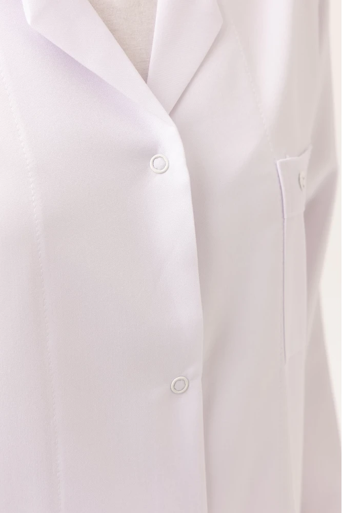 HEDERA KADIN ÖNLÜK - Beyaz Doktor Öğrenci Laboratuvar Önlüğü | Medikal İş Önlüğü