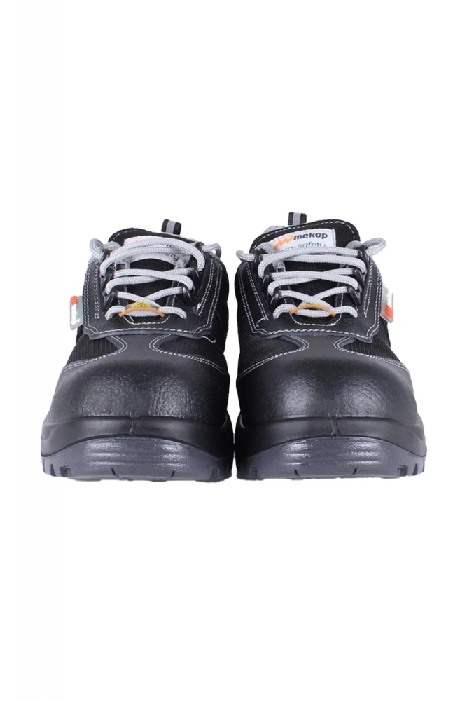 Mekap 232 Rolax S1 Yalıtkan Siyah Siyah Kaymaz Tabanlı Nefes Alabilir Hafif İş Ayakkabısı