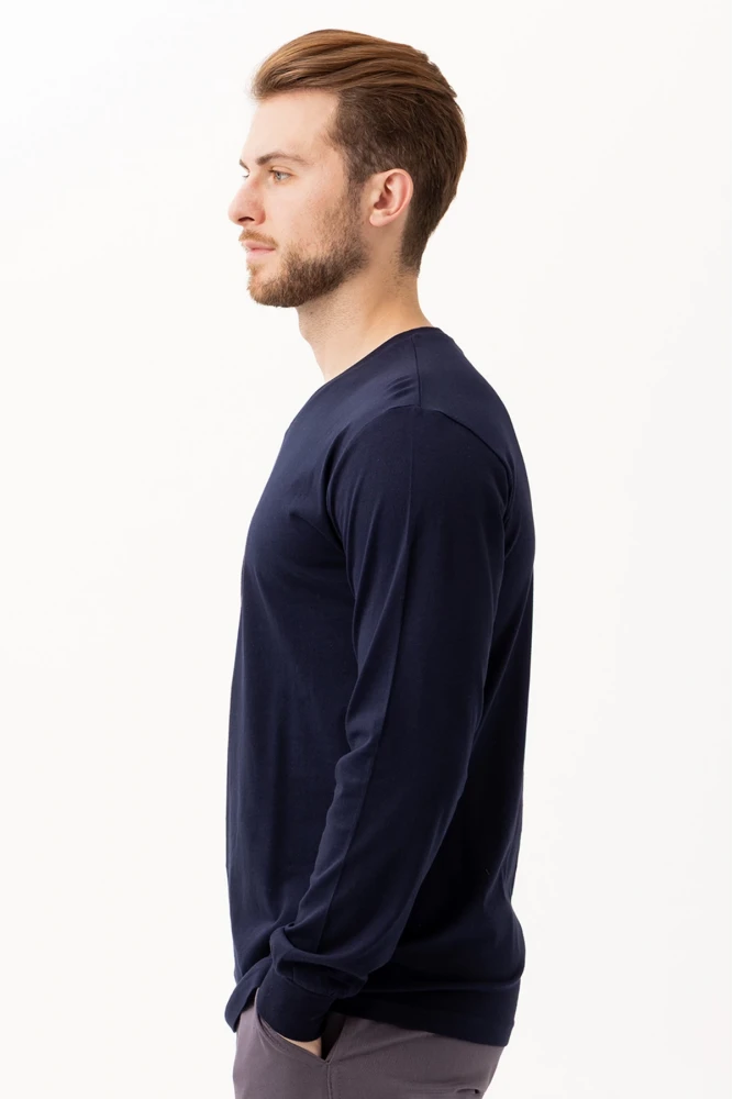 Padus V Yaka Uzun Kollu T-Shirt - Rahat Kesim, Günlük ve İş Kullanımı İçin