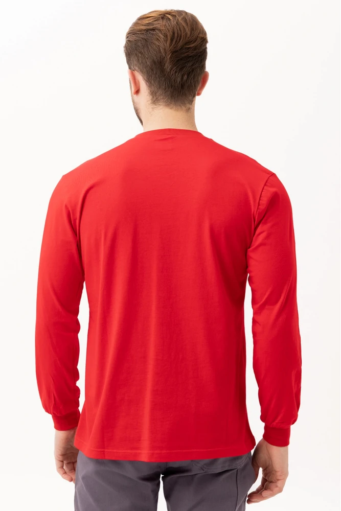 Padus V Yaka Uzun Kollu T-Shirt - Rahat Kesim, Günlük ve İş Kullanımı İçin