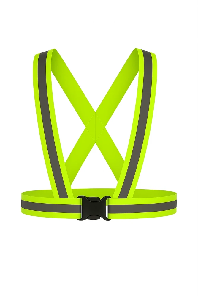 Pratik Klipsli İkaz Yeleği Yüksek Görünürlük Fosforlu Yelek Konforlu Kullanım