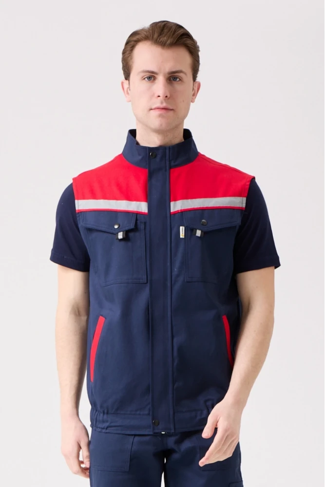 Royal Yazlık İş Yeleği - Hafif, Nefes Alabilir, Reflektörlü ve Çok Cepli