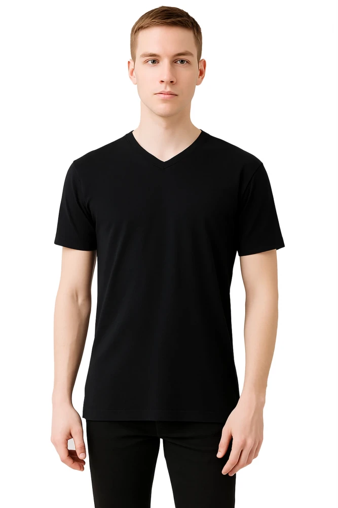 SAFE@WORK V Yaka Kısa Kol İş Tişörtü – Rahat, Nefes Alabilir ve Çok Renk Seçeneği