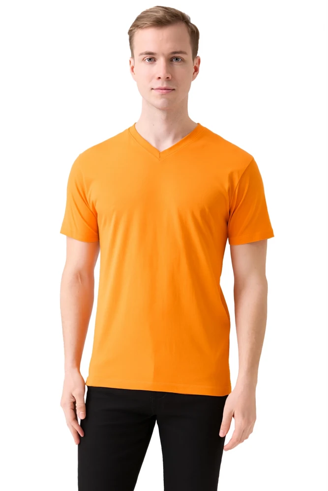 SAFE@WORK V Yaka Kısa Kol İş Tişörtü – Rahat, Nefes Alabilir ve Çok Renk Seçeneği