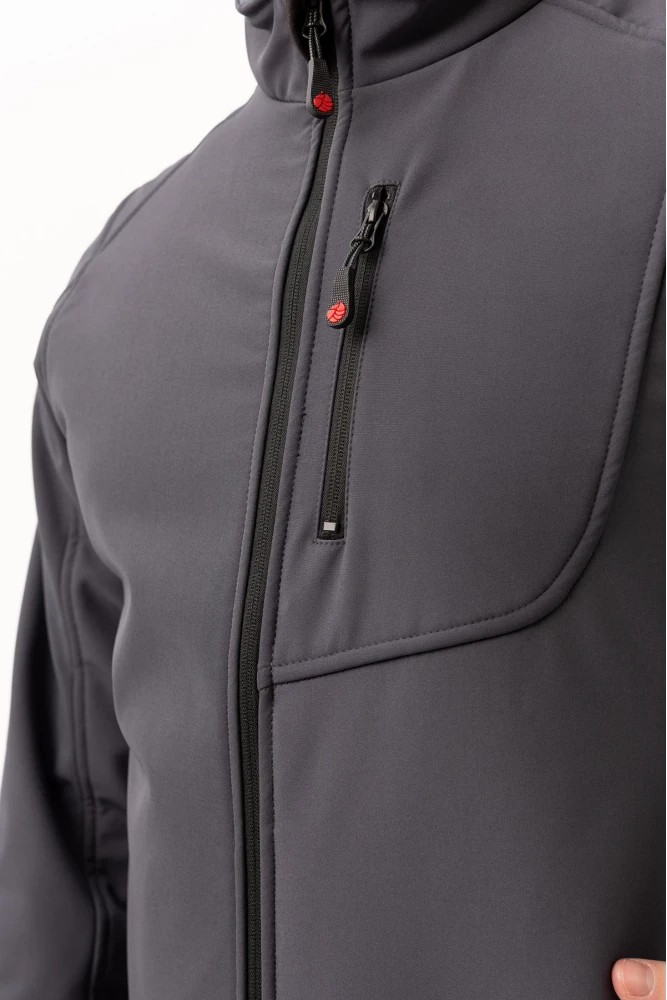 Salina Mont Erkek Su İtici Rüzgar Geçirmez Softshell Kışlık Outdoor Mont