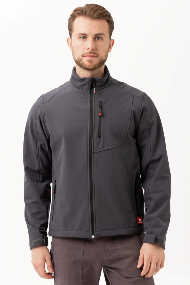 Salina Mont Erkek Su İtici Rüzgar Geçirmez Softshell Kışlık Outdoor Mont