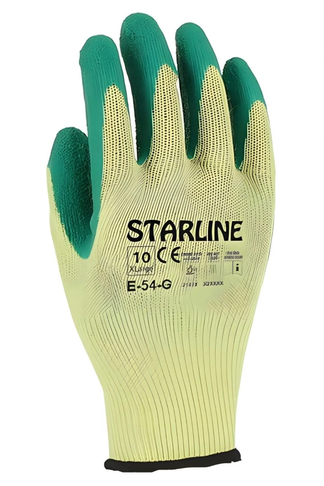 Starline E-54-G Lateks Eldiven YEŞİL