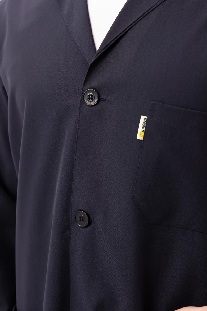 Vanessa Erkek Önlük Klasik Yaka Uzun Kollu Dayanıklı ve Rahat İş Önlüğü