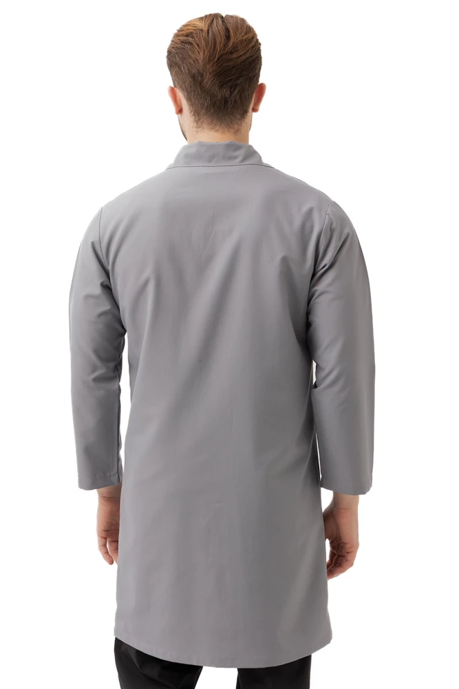 Vanessa Erkek Önlük Klasik Yaka Uzun Kollu Dayanıklı ve Rahat İş Önlüğü