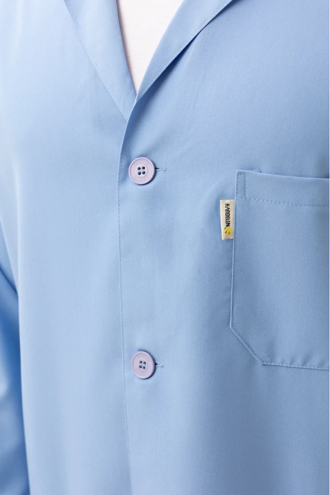 Vanessa Erkek Önlük Klasik Yaka Uzun Kollu Dayanıklı ve Rahat İş Önlüğü