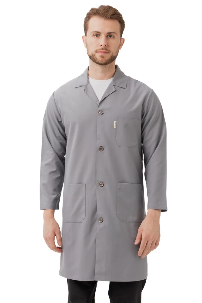 Vanessa Erkek Önlük Klasik Yaka Uzun Kollu Dayanıklı ve Rahat İş Önlüğü