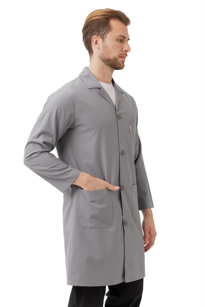 Vanessa Erkek Önlük Klasik Yaka Uzun Kollu Dayanıklı ve Rahat İş Önlüğü