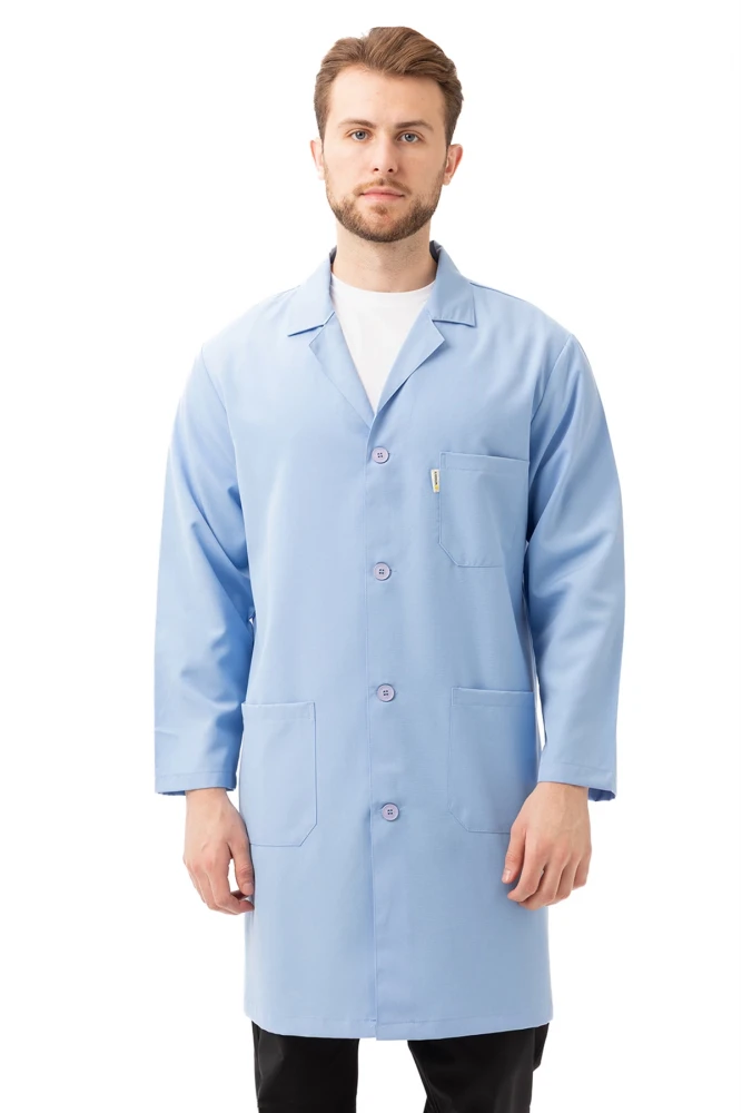 Vanessa Erkek Önlük Klasik Yaka Uzun Kollu Dayanıklı ve Rahat İş Önlüğü