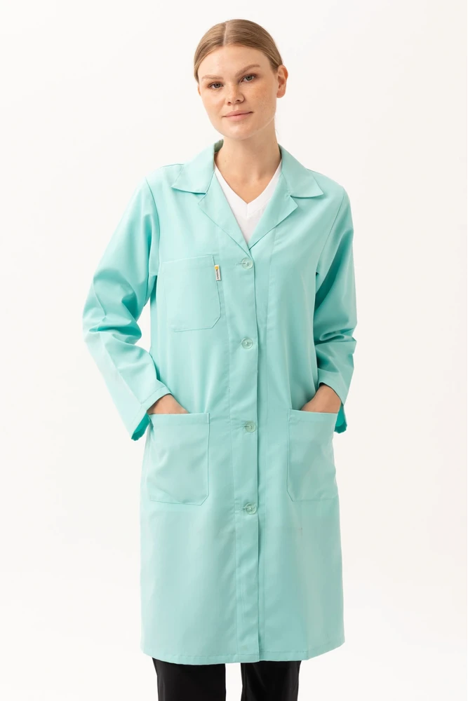 Vanessa Kadın Önlüğü - Şık, Rahat ve Dayanıklı, Cepli Uzun Kollu Model